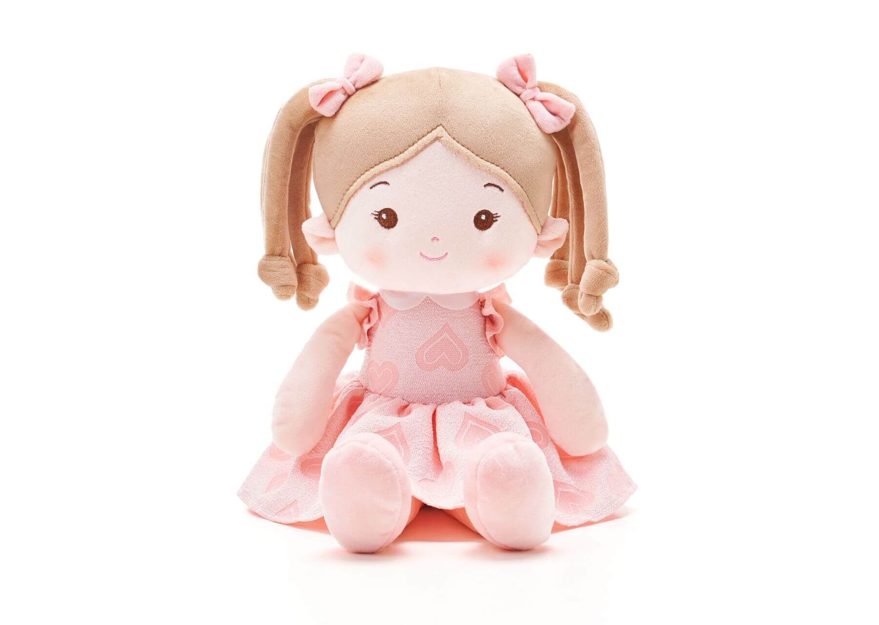 Leyadoll Soft Plush Personalized Leya Doll, My First Baby Doll