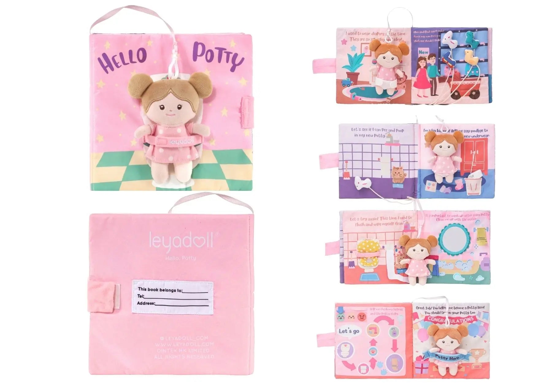 Hello Potty - Personalized Soft Book