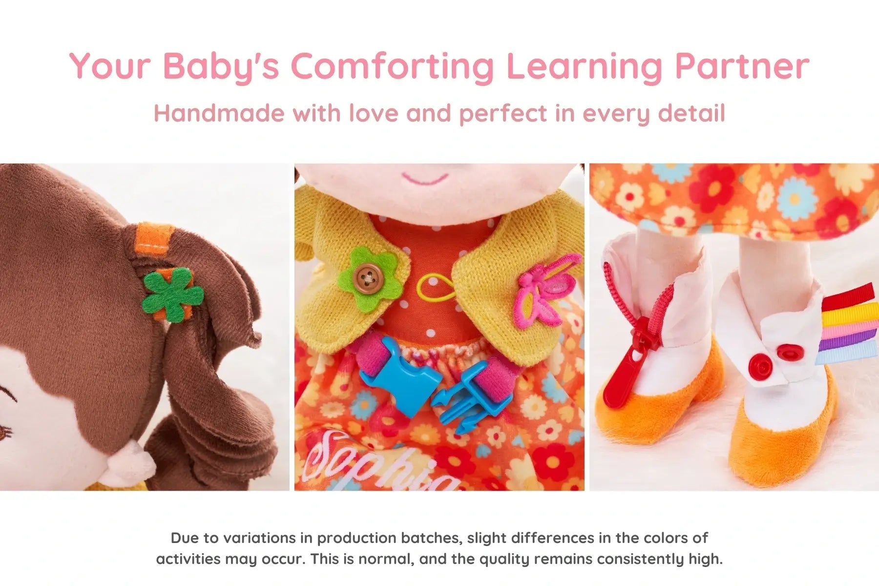 Personalized Flora Girl - Educational Doll